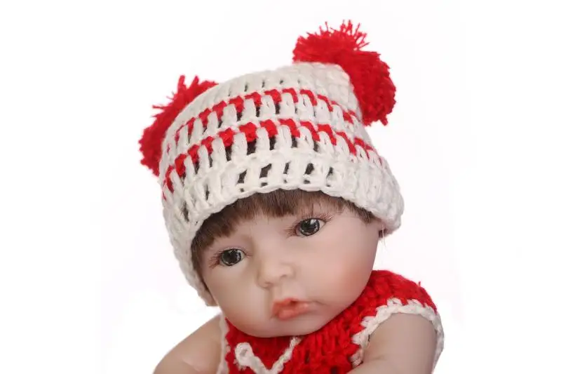 26 см Настоящее сенсорный полный силикона Reborn Baby Doll игрушки реалистичные