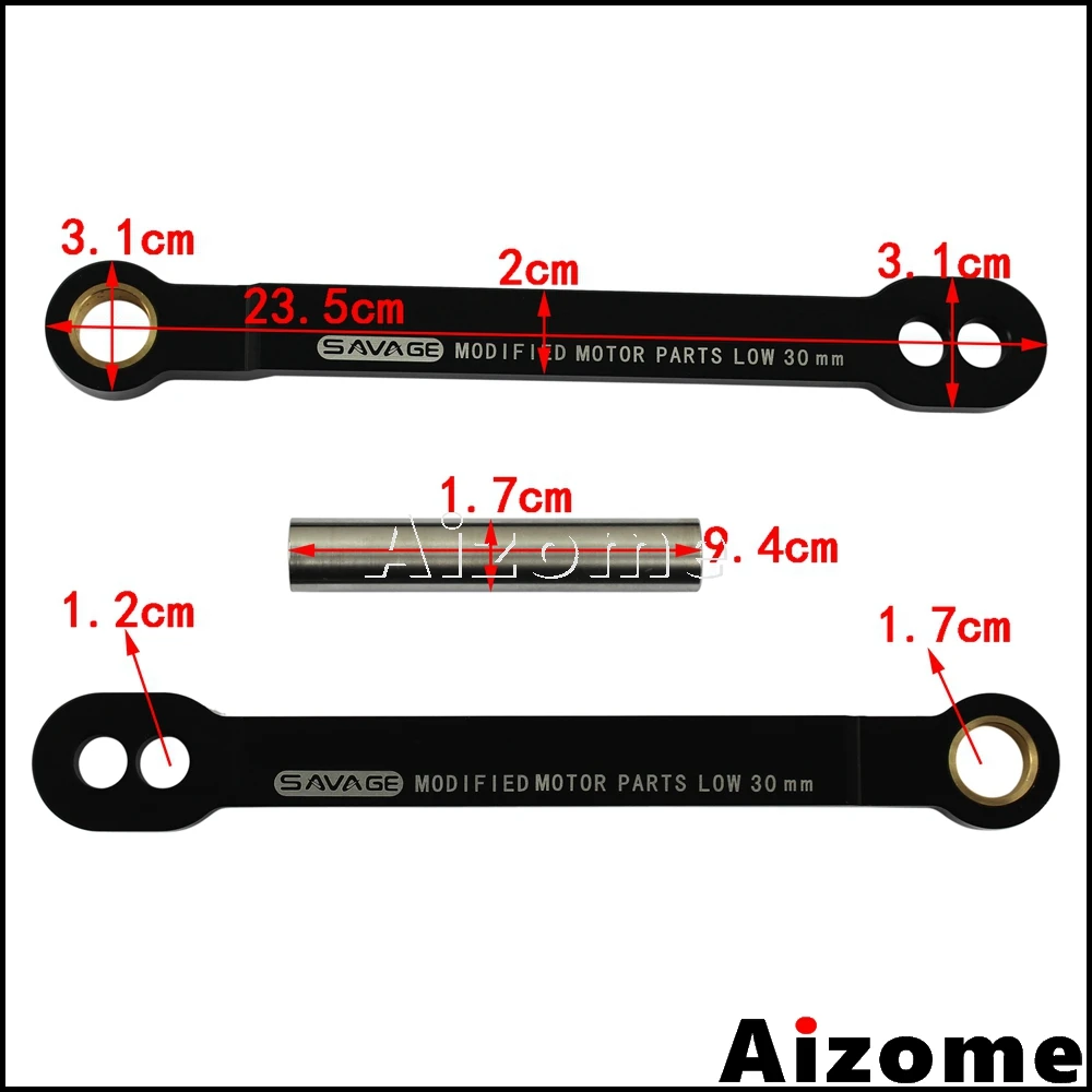 Мотоцикл Задние Понижающие звенья для Suzuki GSX R600 R750 2006 2010 Регулируемая Подвеска