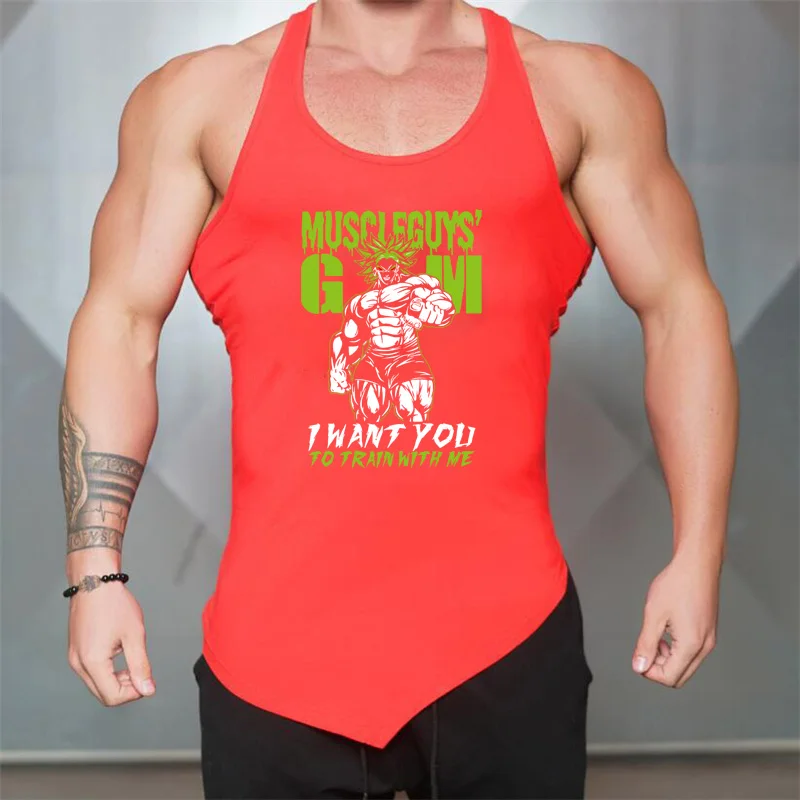 Muscleguys, майка для тренажерного зала, мужская спортивная майка для занятий бодибилдингом, Мужская одежда для фитнеса, Y back, тренировочный жилет, рубашка без рукавов