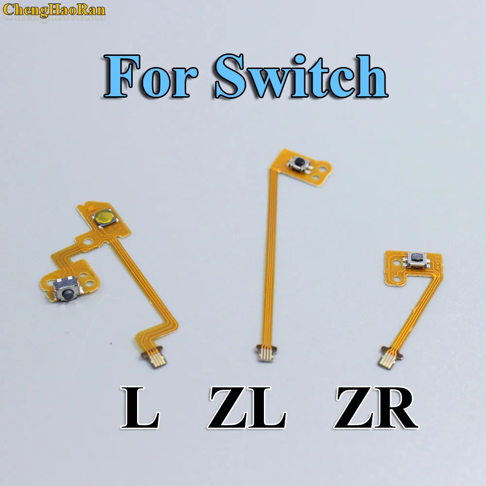 

ChengHaoRan 10pcs 10sets ZL ZR L Button Ribbon Flex Cable for Nintend Switch NS Joy Con for Joy-Con Controller