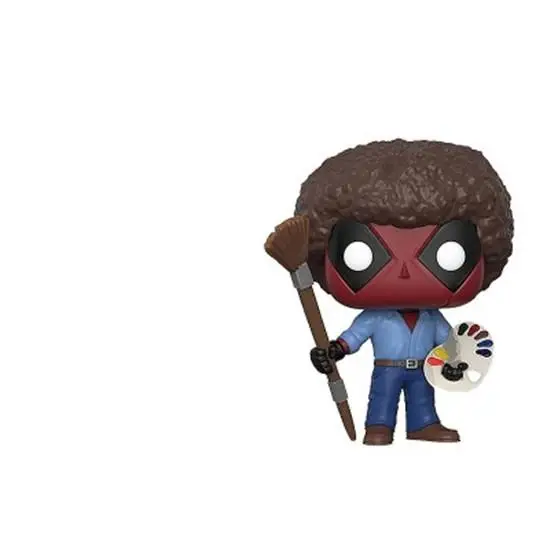 Marvel боевик Дэдпул фигурки Косплей 322 клоун 327 перед сном 319 Bob Ross Bobble Head модель