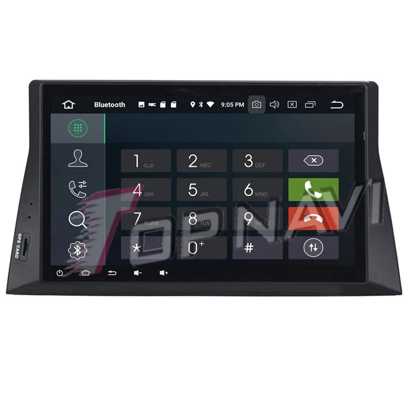 Четырехъядерный Автомобильный GPS навигатор Topnavi 10 1 дюйма Android 8 для Honda Accord 2008 2009 2010