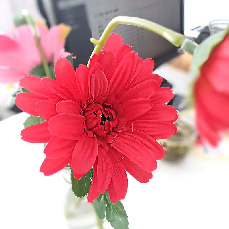 7 шт. искусственные цветы герберы для дома|flower flower|flower gerberaartificial flowers |