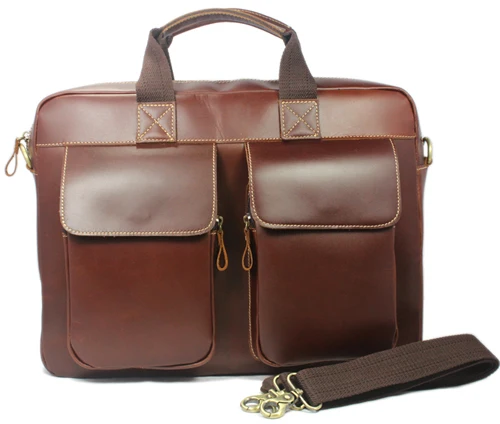 2016 Luxury Genuine Leather Men Briefcase Business Bag real Leather Briefcase Men Laptop Bag Brief case porte document Handbag