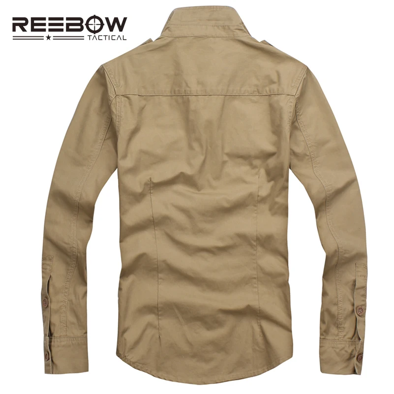Eebow тактические мужские осенние военные уличные походные рубашки с длинным