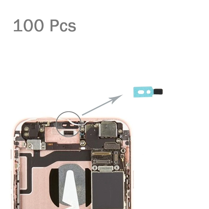 IPartsBuy новинка 100 шт микрофон задняя Губка Пена ломтик колодки для iPhone 6s быть высокого качества
