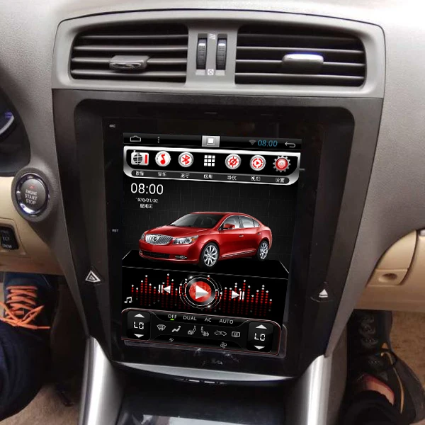 10 4 дюймов Android 6 01 ПК автомобиля DVD плеер для LEXUS IS250 IS300 IS350 2005--2011 рулевое колесо