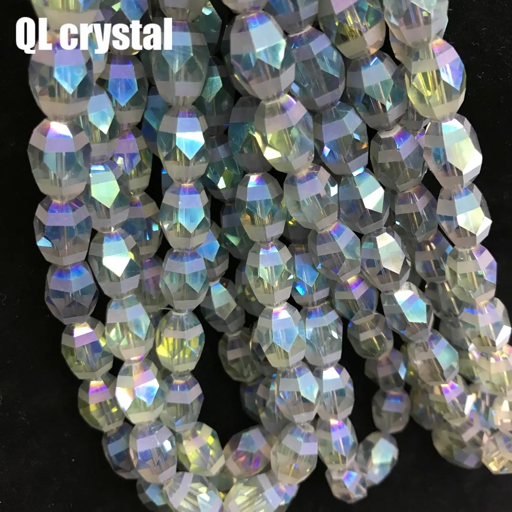 50pcs 10x14mm Bicone Austria Crystal beads Charm loose spacer Beads DIY Earrings necklace hadicraft bracelet jewelry | Дом и сад