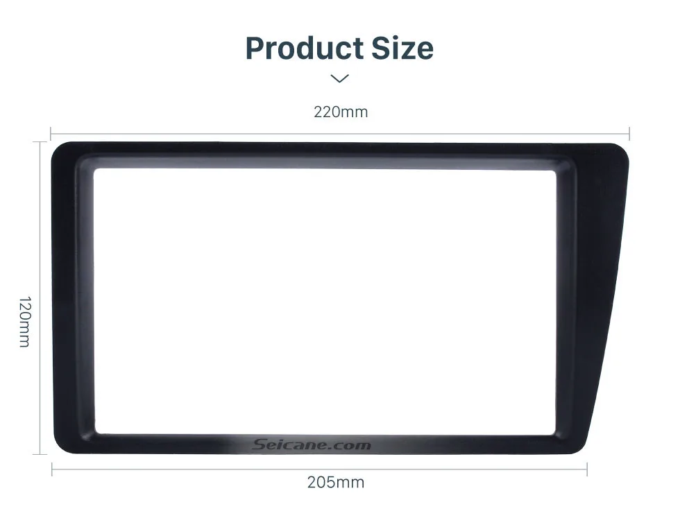 Просвет Seicane 178*102 мм 2Din автомобиль радио Панель gps рамка для Honda Civic LHD 2001 2002 2003 2004 2005 2006 установка приборной панели