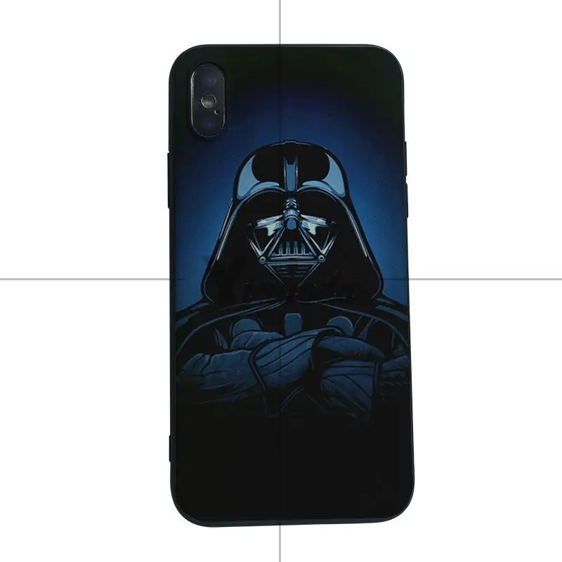 Yinuoda Darth Vader Star Wars мягкий резиновый черный чехол для телефона iphone 7 7plus X XS XR XSMax 8 5 5S 6s 6s Plus Чехол для мобильного телефона