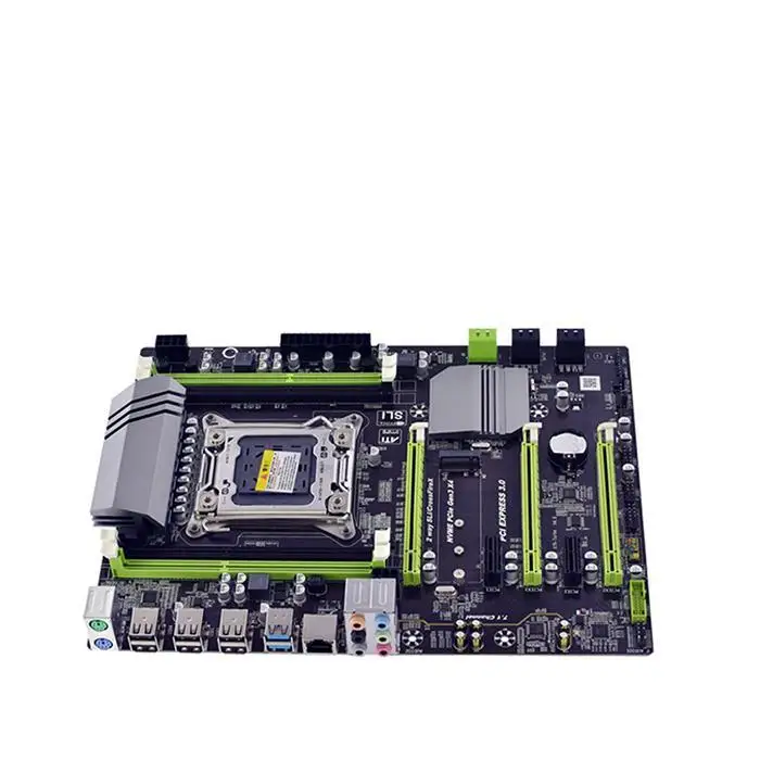 X79 материнская плата LGA2011 ATX USB3.0 SATA3 PCI-E NVME M.2 SSD поддержка памяти REG ECC и процессор Xeon