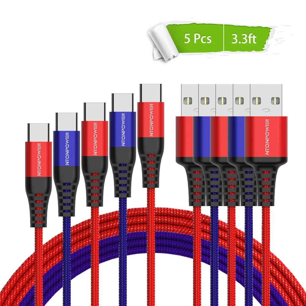 Кабель NTONPOWER usb type-C для samsung Galaxy Plug S10 S9 S8 Быстрая зарядка USB C кабель для мобильного телефона для xiaomi mi9 Redmi note 7