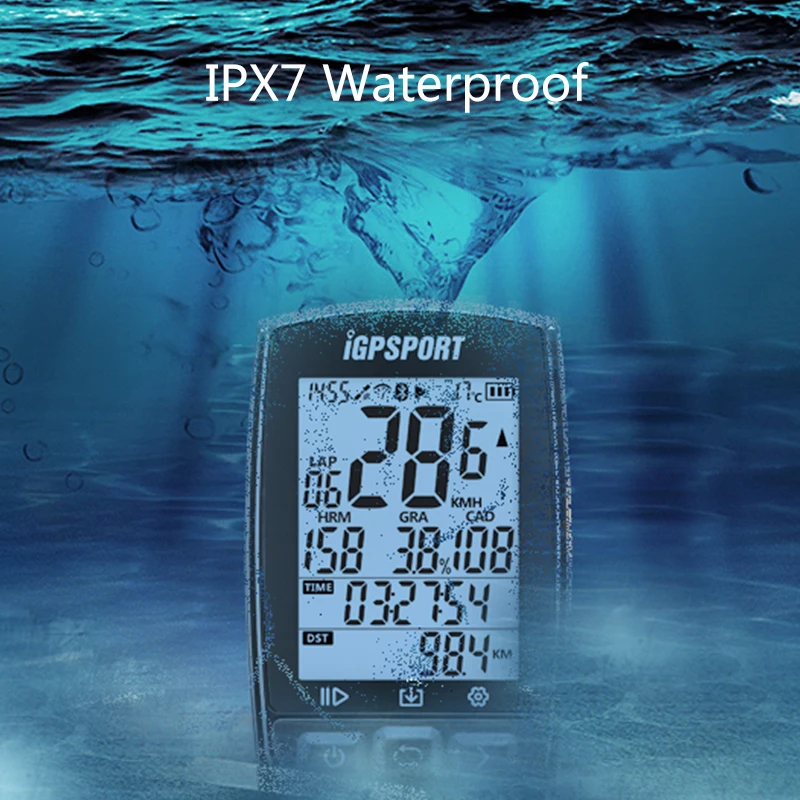 iGPSPORT IGS50S GPS Cycling Computer Wireless IPX7 Waterproof Bicycle Digital Stopwatch Speedometer ANT+ Bluetooth 5.0 | Спорт и