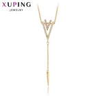 Xuping модное ожерелье с подвеской в форме романтической буквы для женщин, ювелирное украшение на День святого Валентина, подарок 44950