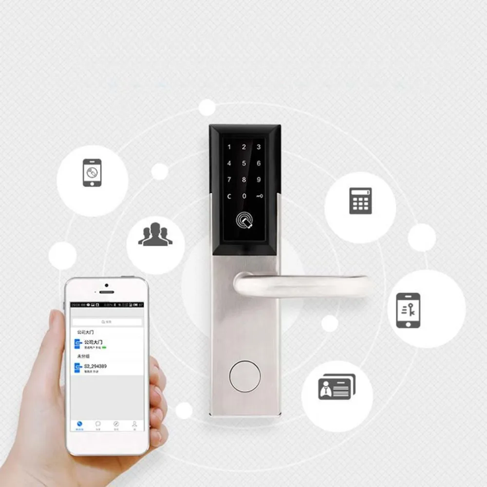 Bluetooth безопасная входная дверь замок электронный кодовый дверной цифровой умный