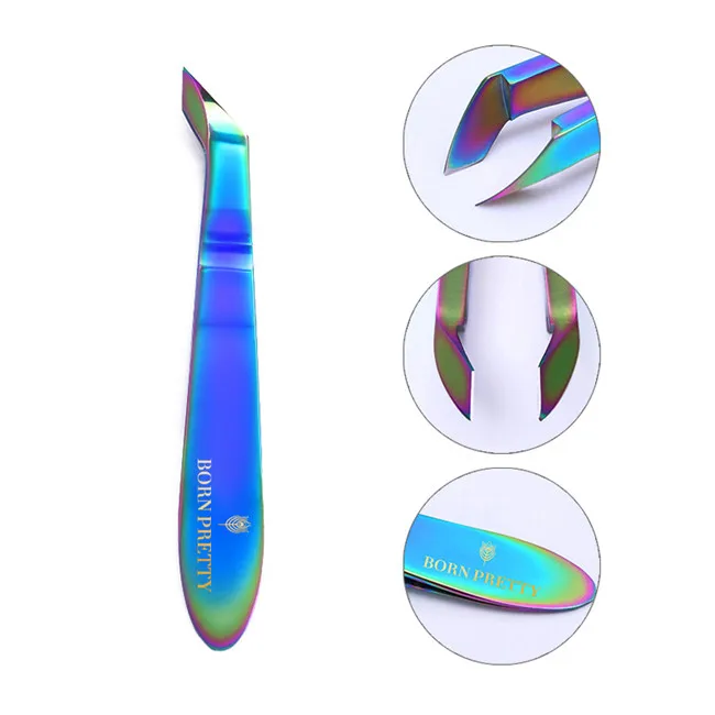 Dead Skin Remover BORN PRETTY Rainbow Хамелеон мини кусачки для кутикулы ногтей для удаления омертвевшей кожи машинка для стрижки бровей Пинцет маникюрные инструменты для ногтей - Цвет: Dead Skin Remover