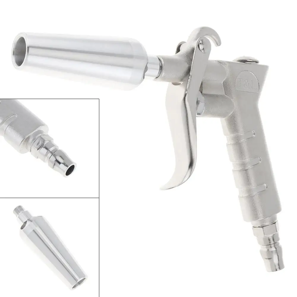 6 Inch Aluminum Alloy High Pressure Pneumatic Cleaning Gun with Four-hole Nozzle and Press Type Switch for Car Home | Инструменты