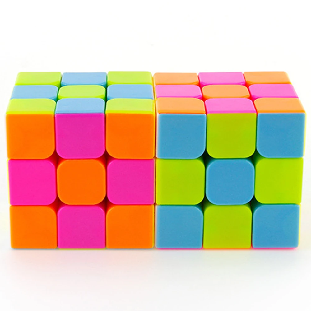 YJ YuLong 3*3*3 YongJun 3x3x3 волшебный кубик Скорость антистресс детские игрушки для детей мальчиков игра-головоломка 5,7 см 3 слоя Обучающие Мини