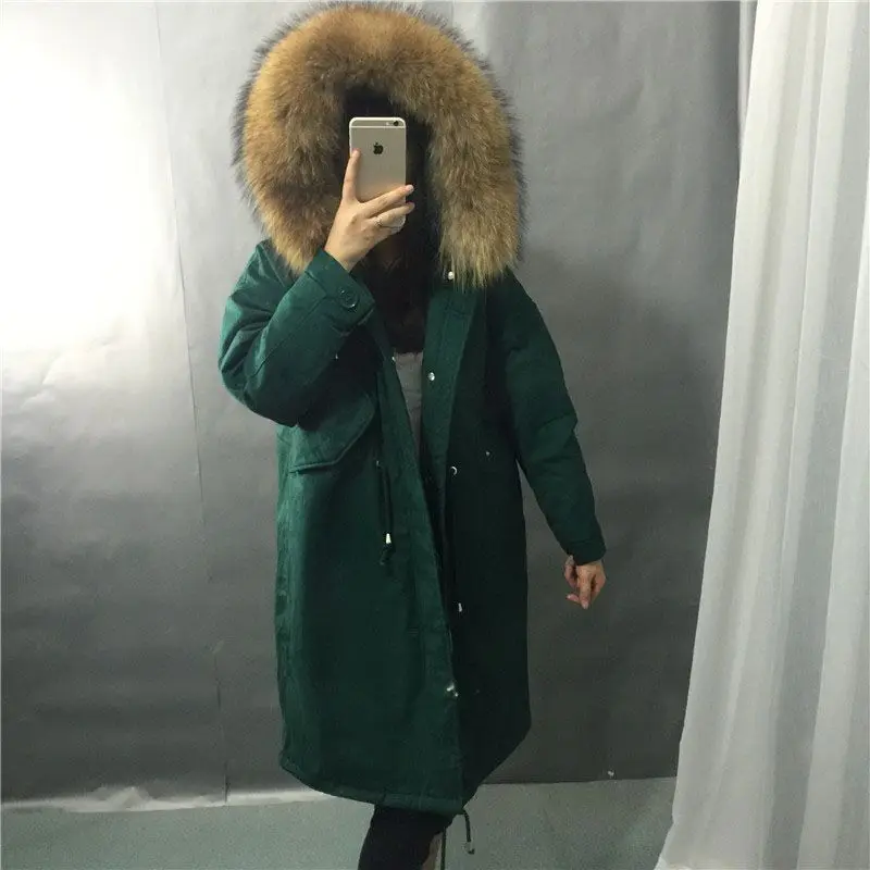 2018 женская зимняя куртка 90% белый утиный пух пальто парка с натуральным меховым