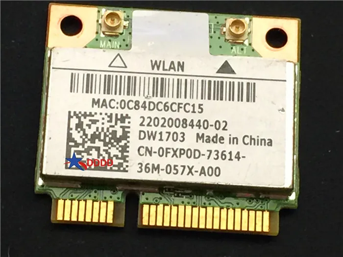 Оригинал для Dell Inspiron One 2020 (все в одном) WiFi беспроводная карта 0FXP0D FXP0D CN DW1703