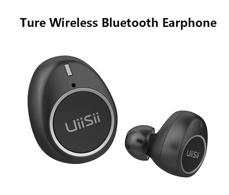 UiiSii TWS Ture Беспроводная bluetooth-гарнитура BT5.0 мини крючок для сережки наушники с зарядным устройством спортивные наушники для телефона