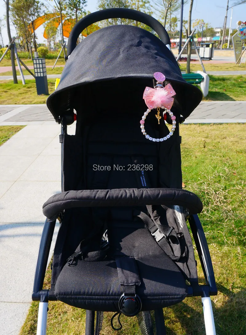 Комплект из 2 предметов Очаровательная детская коляска с розовым опалом