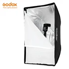 Зонт Godox 50x70 см, 19,7x27,6 дюйма, прямоугольный софтбокс, отражатель для фотовспышки строб студия