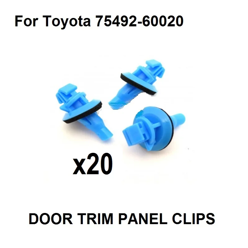 

20x 75492-60020 For Toyota Prado 120 02-09 Clip Rear Body Mould Trim Flare Panel
