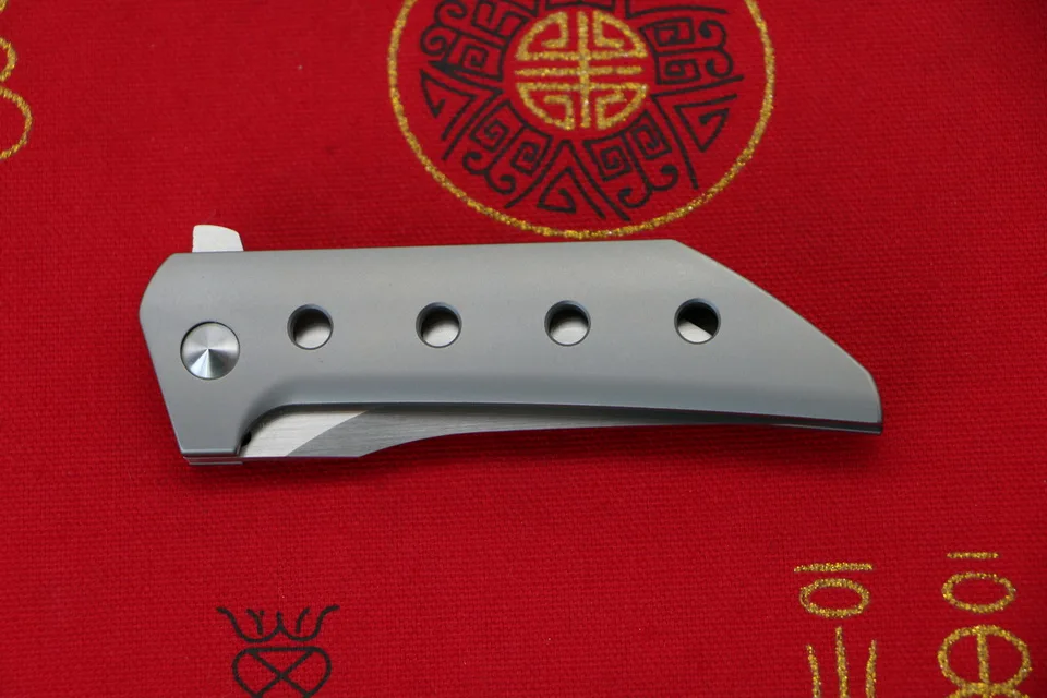 DICORIA Flipper CPM154 лезвие TC4 титановая ручка складной нож Открытый Отдых Охота выживания карманные Фруктовые Ножи EDC инструменты