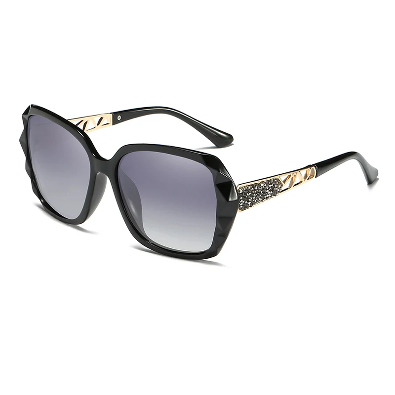 Солнцезащитные очки с большими рамами поляризационные женские негабаритные