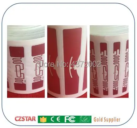 

factory wholesale epc gen2 iso18000-6c alien 9640 chip antenna long range uhf rfid tags wet inlay Sticker for warehouse assets