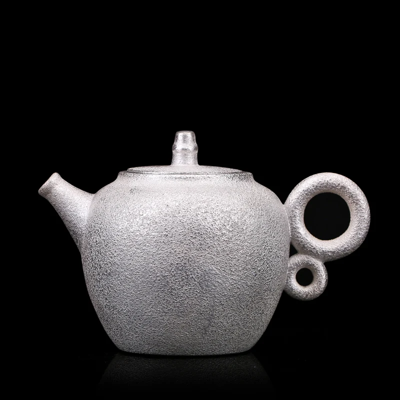 TANGPIN 999 Серебряный и керамический чайник ручной работы чайный горшок китайские чайные наборы кунг-фу посуда для напитков