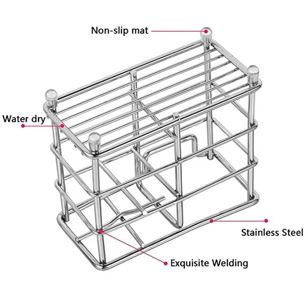 Держатель для зубных щёток из нержавеющей стали|Подставки хранения и стеллажи| |