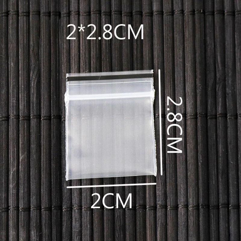 

Высокое качество, 300 шт./лот, 2x2,8 см, прозрачный мини-мешок с замком на молнии, Reclosable пластиковый мешок, полиэтиленовые пакеты, милый мешок для ...