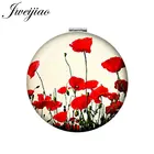 JWEIJIAO альбом для скрапбукинга тиснение ремесло искусство картина цветок Макияж Зеркало Мини Круглый складной компактный из искусственной кожи карманное зеркало