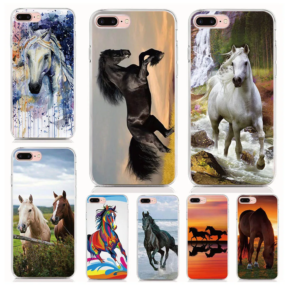 Чехол для телефона Horse Animal BQ Aquaris X Pro VS plus X5PLUS U U2 Lite E5 E4.5 X5 M5.5 M4.5 A4.5 задний Мягкий