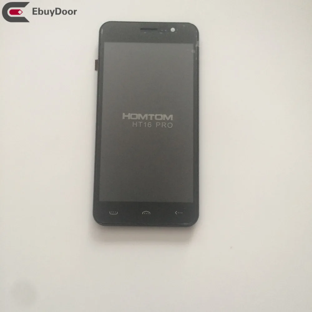 Б/у ЖК-экран+ сенсорный экран+ рамка для HOMTOM HT16 Pro MTK6737 четырехъядерный 5,0 дюймов 1280x720