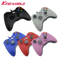 10pcs wired usb pc controller console accessory computer gamepad game for microsoft xbox 360 joypad joystick for xbox360 console