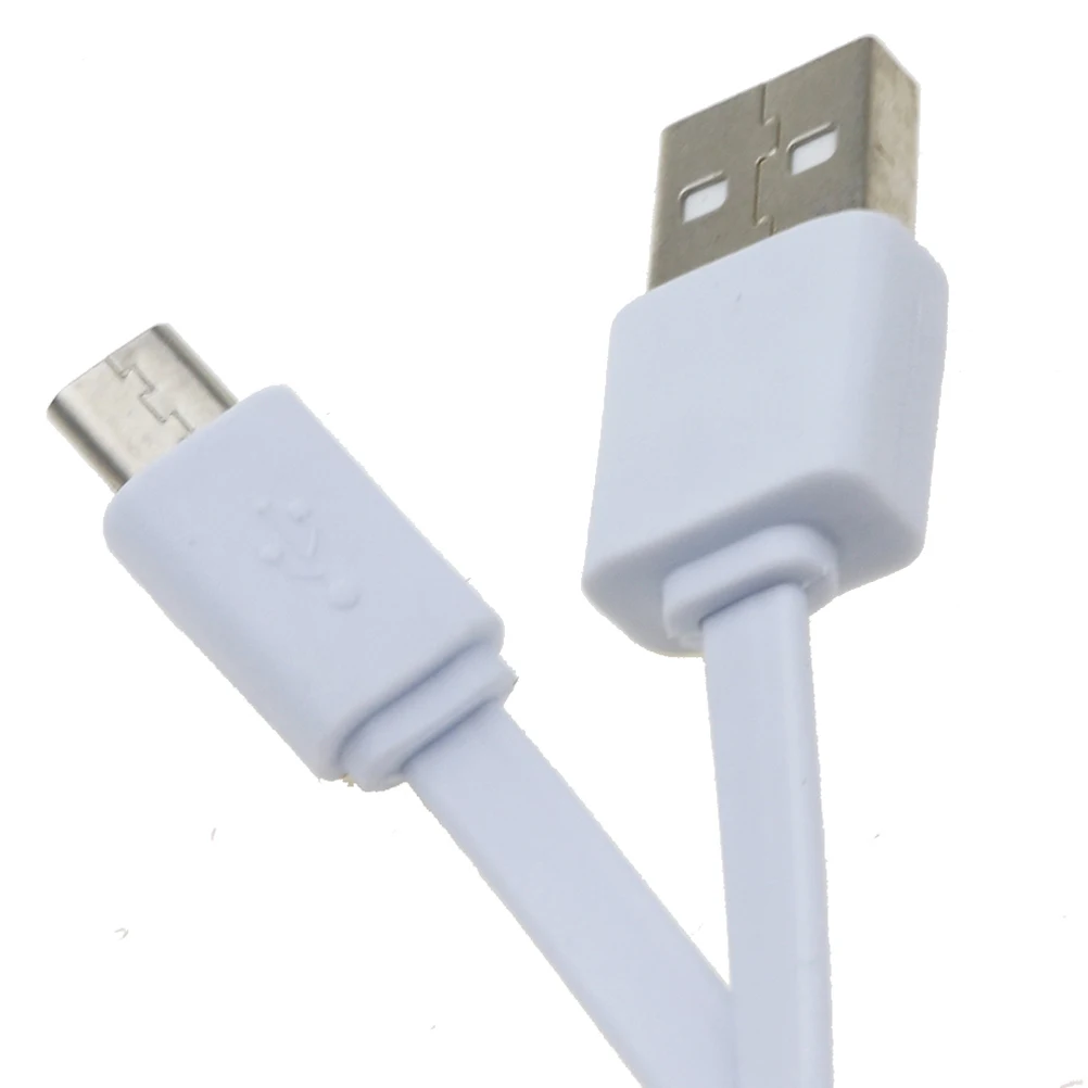 Практичный 17 см белый медный мини микро USB 2 0 зарядный кабель для Samsung Huawei Android