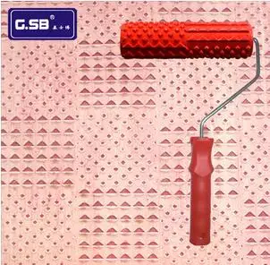 DIY 7 &quotDIY рельефная скульптура шаблон краски ролик для украшения стен GSB