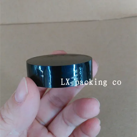 Бесплатная доставка 30 г/мл темно-коричневая пластиковая банка черная белая