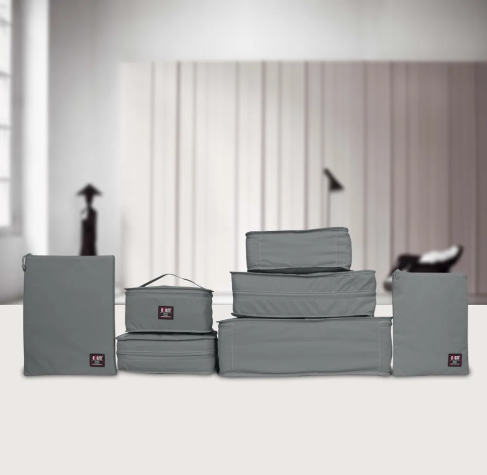 7 комплектов дорожный органайзер для одежды и туалетных принадлежностей| |