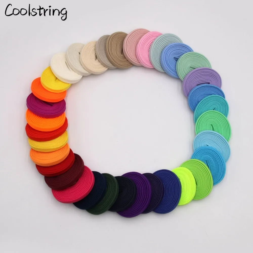 Coolstring/0,7 см повседневные парусиновые шнурки с полой двойной плоской подошвой; однотонные простые ботинки; обувь для папы; кроссовки; 34 Цвета