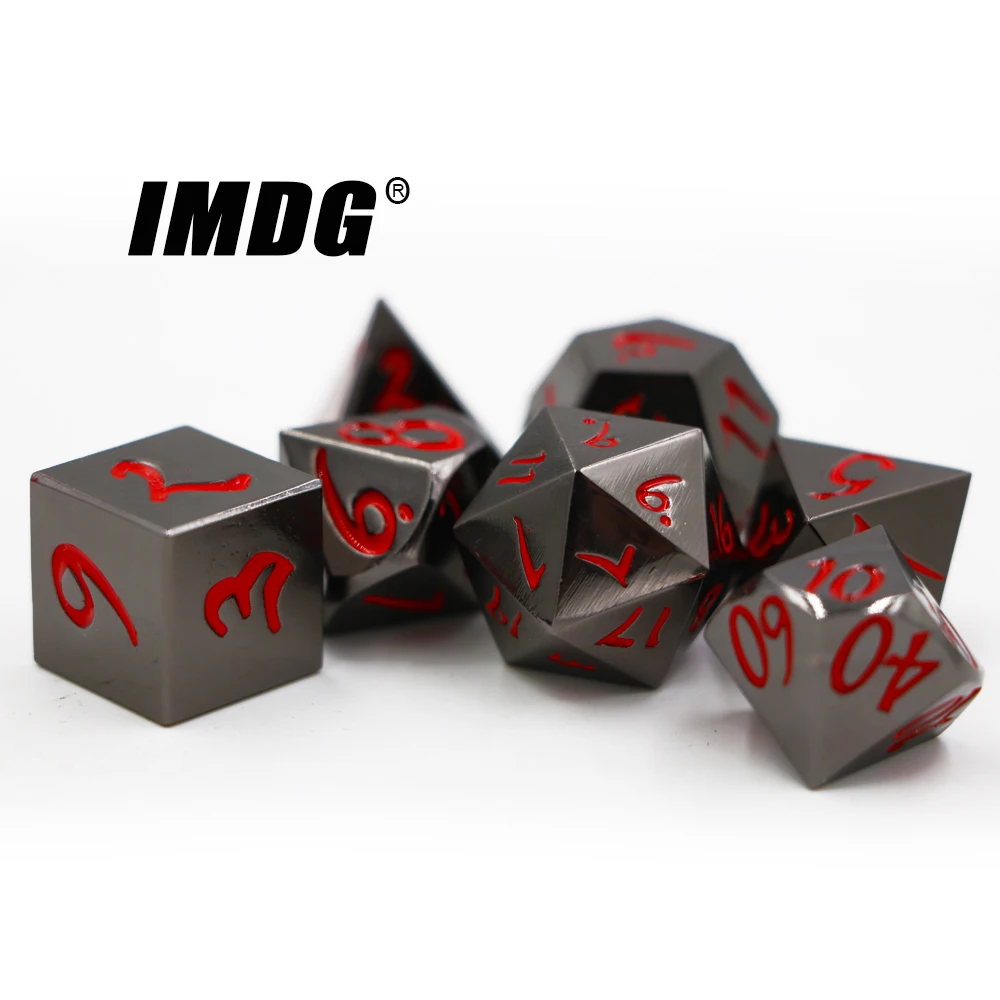 IMDG 7 шт./компл. креативные игральные кости для ролевых игр многогранные