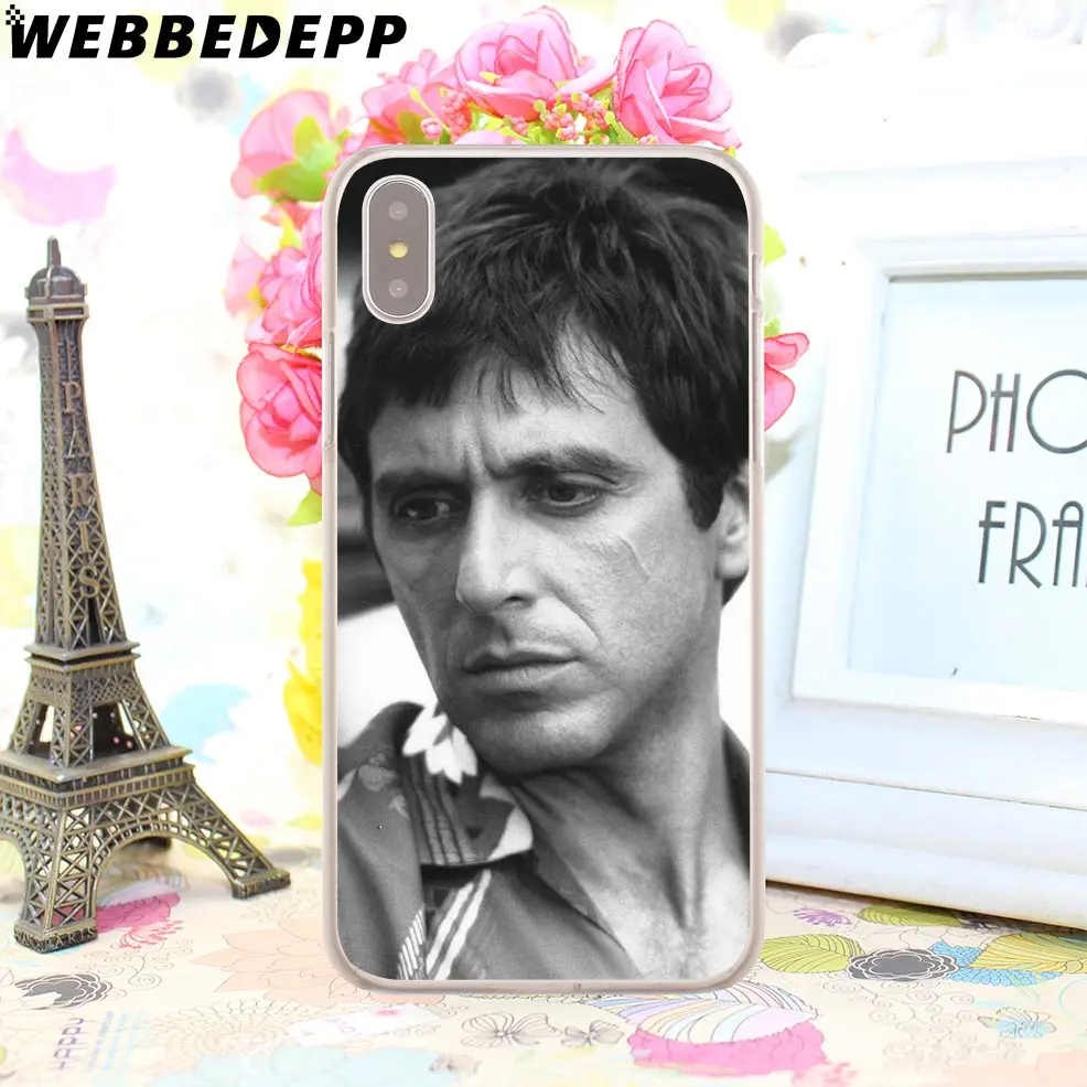 10 WEBBEDEPP Горячая Scarface Tony Монтана жесткий чехол для телефона для iPhone 4 4S 5C 5 5S SE 6 6S 7 8 Plus X XR XS 11 Pro Max задняя крышка - Цвет: 10