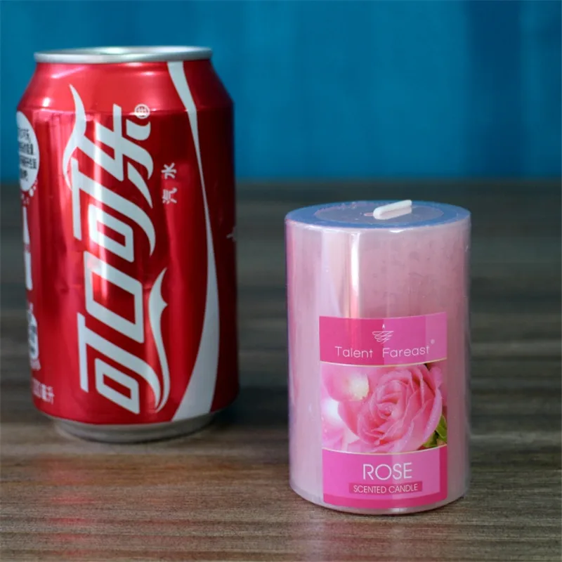 5x7.5cm Pink Декоративные свечи Mariage Bougies Et Chandelles Velas Парфюмерия день рождения для свадеб букеты ароматические свечи JKK090 - Цвет: 5x7.5cm Pink