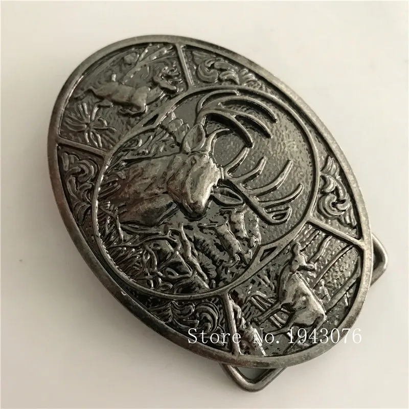 Розничная продажа новый коричневый охотничий ремень с пряжкой 90*62 мм овальные