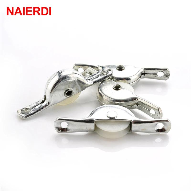 Ролик для раздвижной двери NAIERDI 4 шт. медный роликовый ролик шкафа мебели|wheel