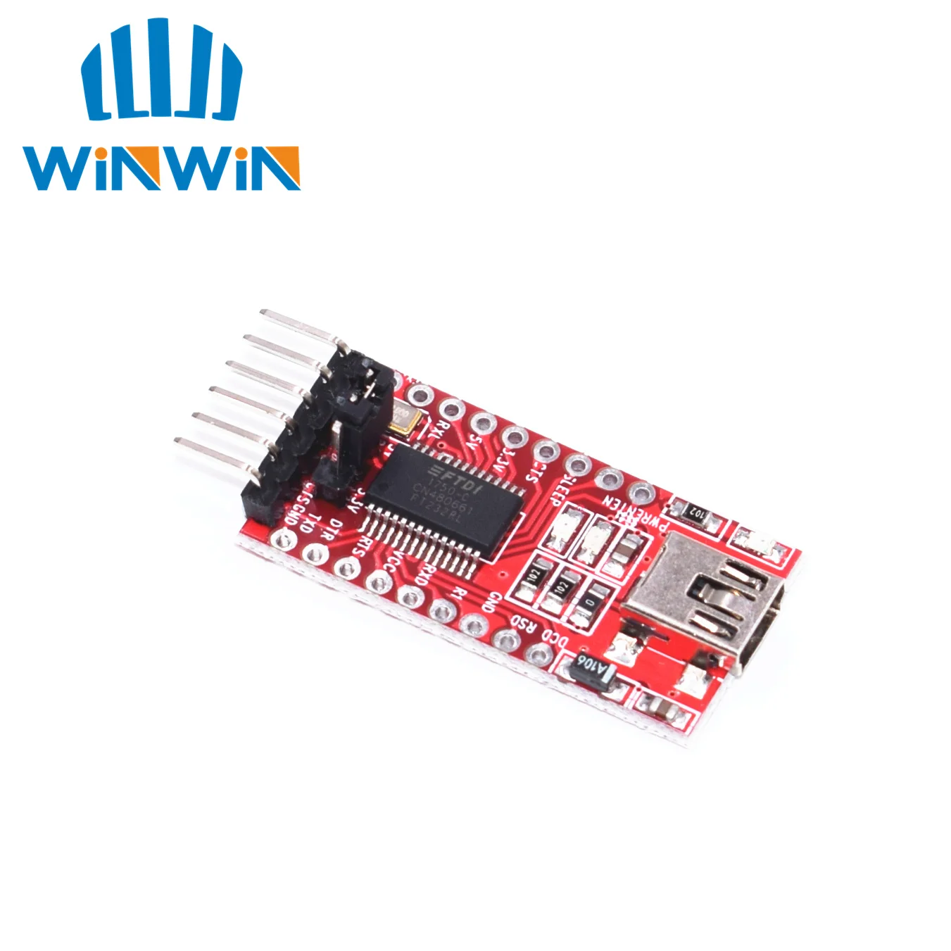 10 шт./лот FT232RL FT232 USB для ttl 5 в 3,3 В кабель для загрузки к модулю последовательного адаптера для USB к 232