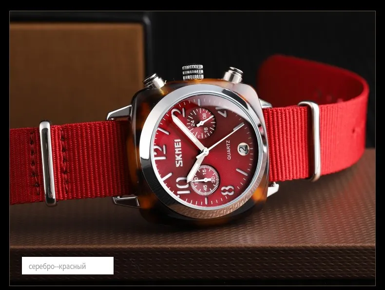 SKMEI Luxury Fashion Women Watches Men Quartz Wristwatches Waterproof Stopwatch Multi-dial Quartz Watches relogio feminino 9186